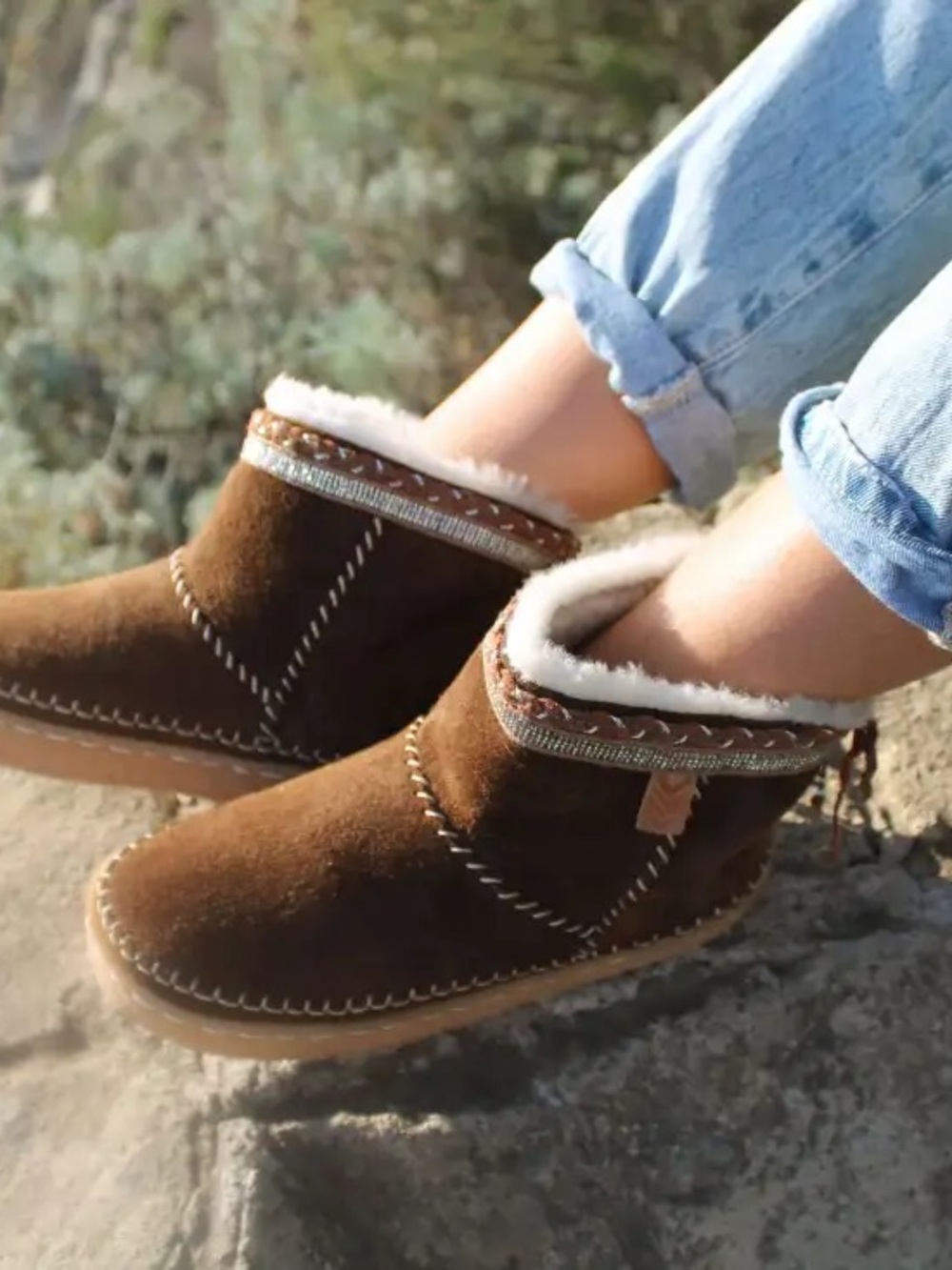 Laidback London Nyali Shearling Lined Women’s Booties